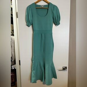 Elegant Teal Women's Dress